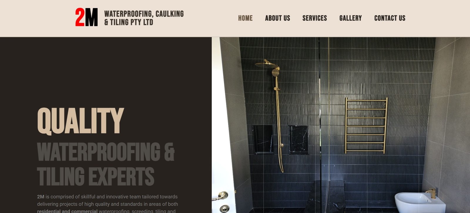 2M Waterproofing, Caulking & Tiling Pty Ltd