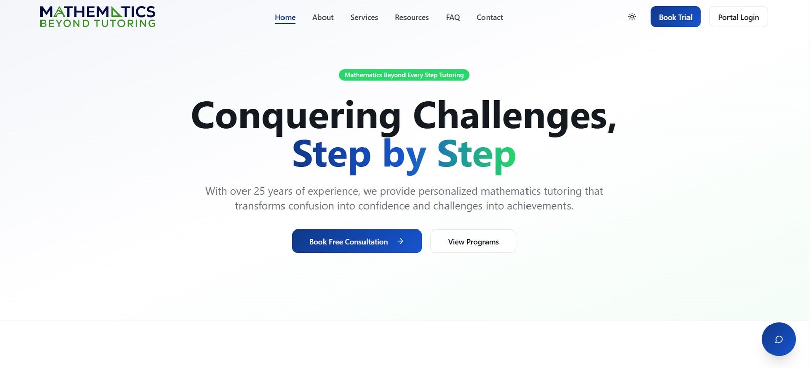 Mathematics Beyond Every Step Tutoring
